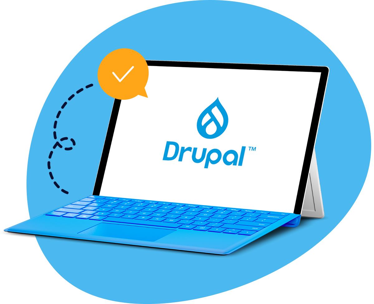 Een drupal website is veilig